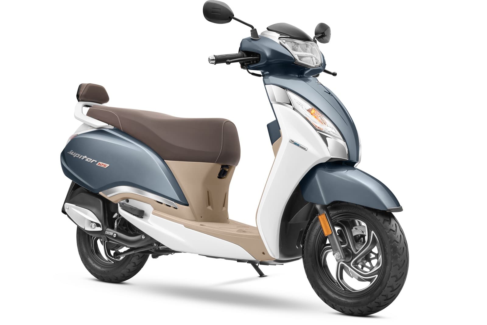 TVS Jupiter 125 - Mercury Grey available for rent in Mumbai