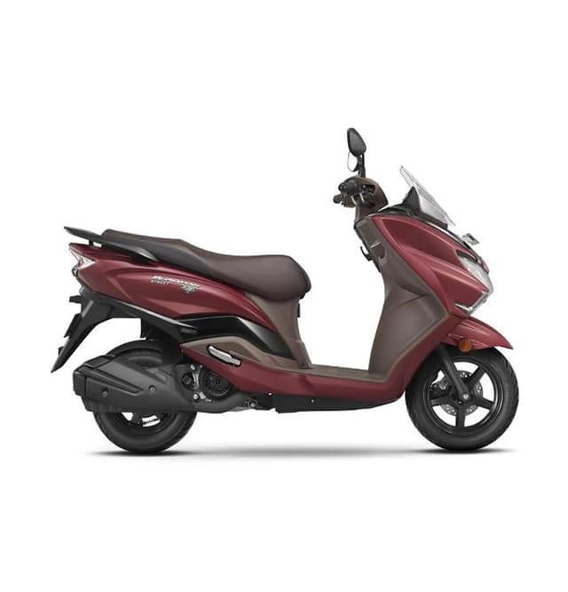 Suzuki Burgman Street 125 - Mat Red Scooter available for rent in Jogeshwari East, Mumbai