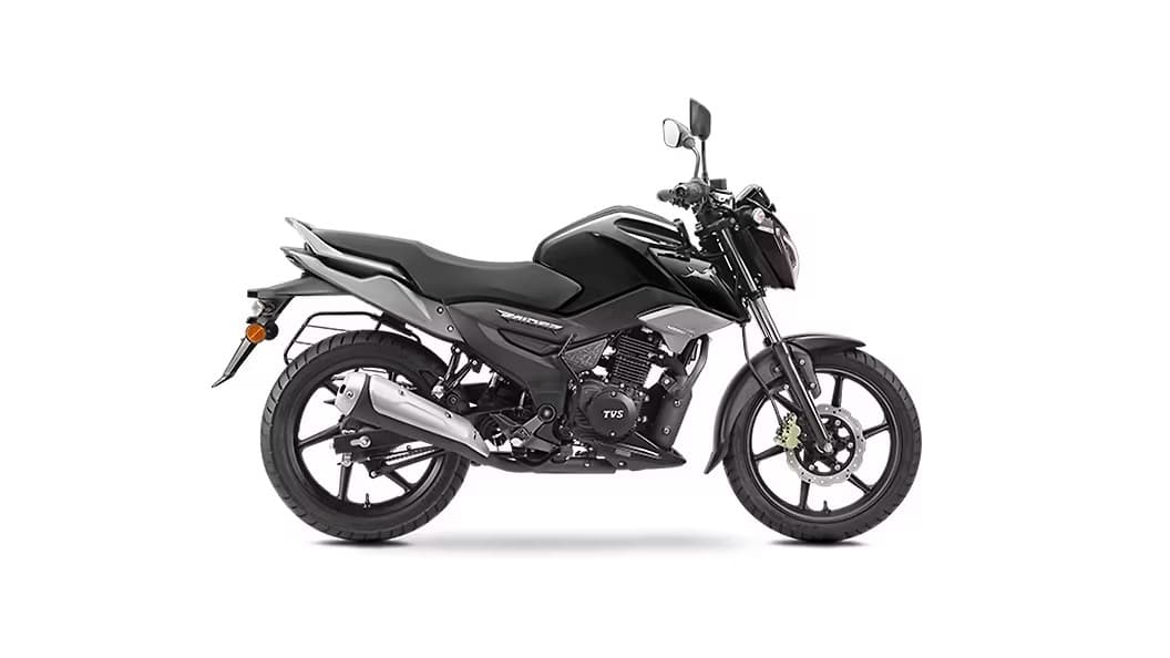 TVS Raider - Wicked Black available for rent in Thane