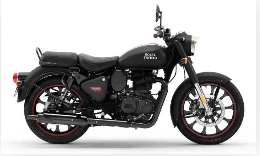Royal Enfield Classic 350 Dark Stealth Black listing in Mumbai